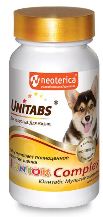 Кормовая добавка для щенков Neoterica Unitabs JuniorComplex c B9