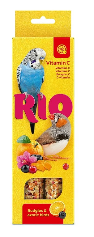 Палочки для волнистых попугайчиков и экзотов  RIO Витамин С