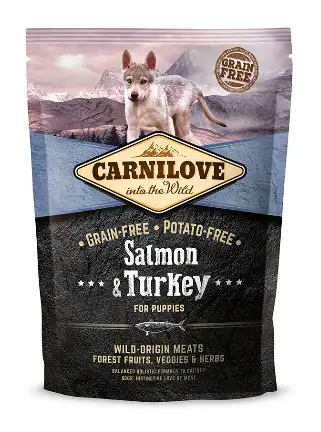 Каталог Сухой корм для собак Carnilove Salmon & Turkey for Puppies лосось и индейка для собак