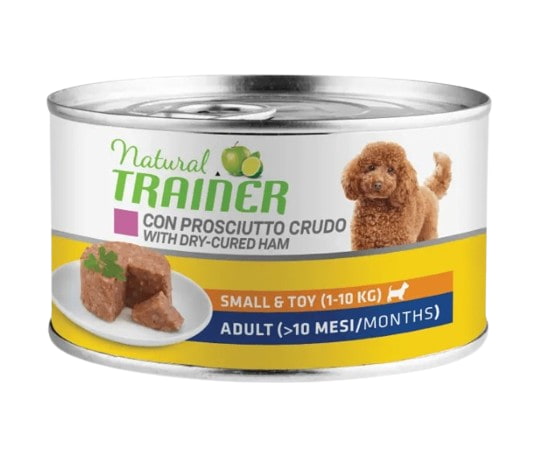 Консервированный корм для собак мелких пород Trainer Natural Dog Adult Small & Toy (ветчина)