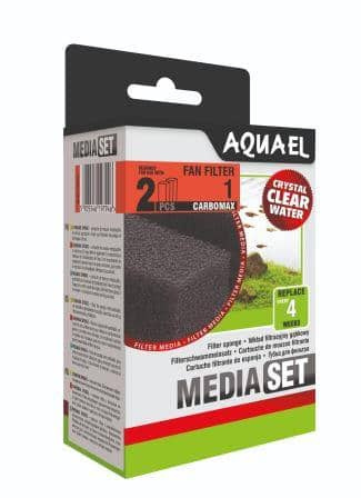 Наполнитель для фильтра Aquael Filtr.sponge FAN 1 Plus CARBO (2шт)