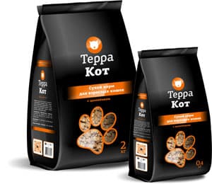 Сухой корм для кошек Терра Кот (цыпленок)