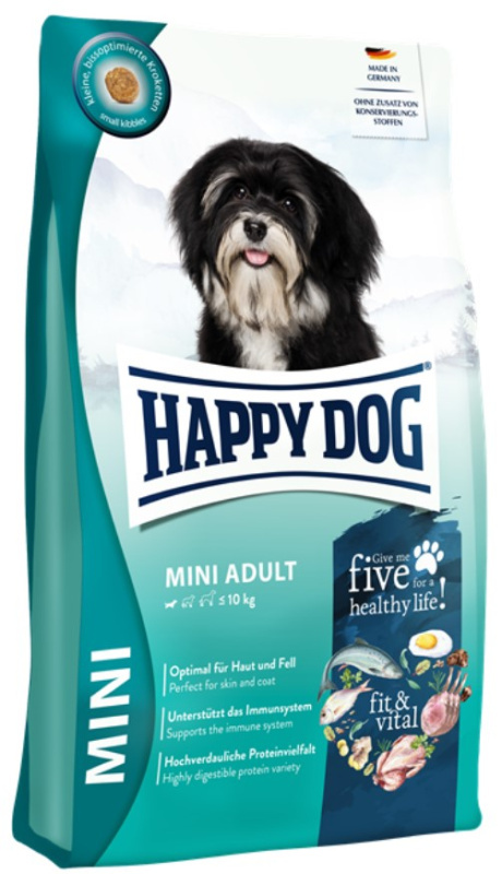 Каталог Сухой корм для собак мелких пород Happy Dog fit & vital Adult Mini для собак
