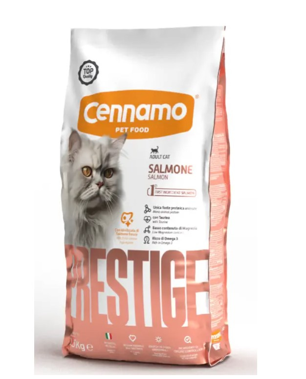 Сухой корм для кошек Cennamo Prestige PRC Salmone Adult Cat (лосось)