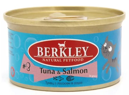 Мокрый корм для кошек Berkley (лосось)