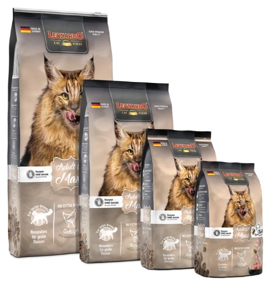 Сухой корм для кошек Leonardo GF Adult Maxi Cat