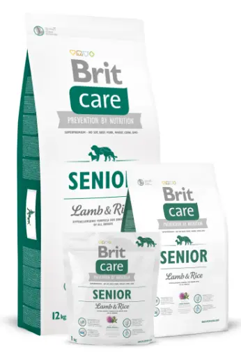 Каталог Сухой корм для собак Brit Care Senior Lamb & Rice для собак