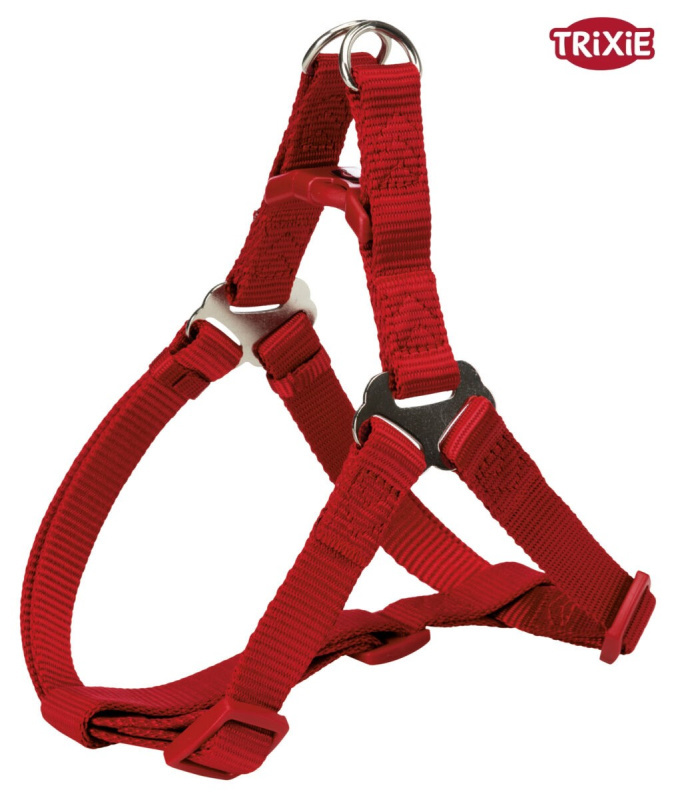 Шлея для собак TRIXIE Premium One Touch harness (красный)