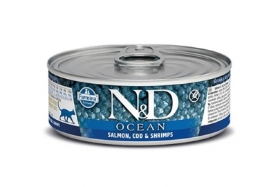 Питание для кошек Farmina N&D Cat Ocean Salmon, Cod & Shrimp