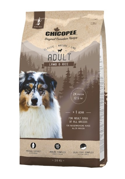 Каталог Сухой корм для собак Chicopee CNL Adult Lamb & Rice (ягненок, рис) для собак