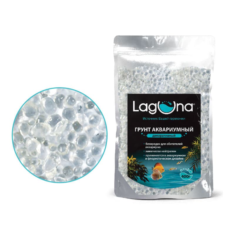 Грунт для аквариума акриловый Laguna AQUA белый 