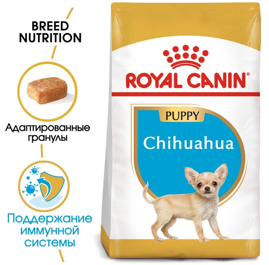 Каталог Сухой корм для щенков Royal Canin Chihuahua Puppy для собак
