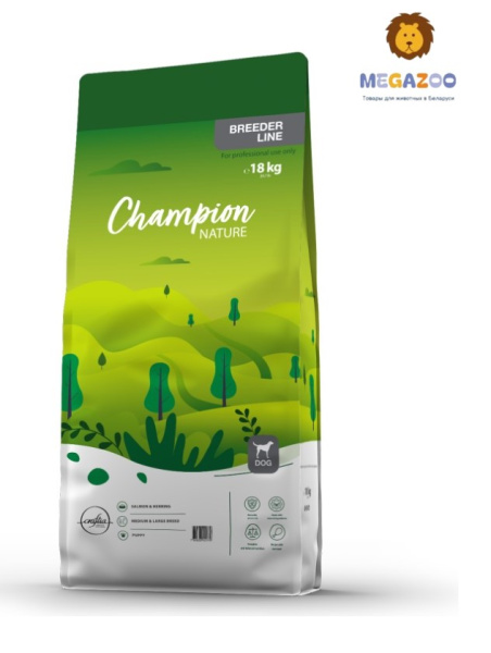 Щенячий корм CRAFTIA CHAMPION NATURE ULTRA (лосось, сельдь) 