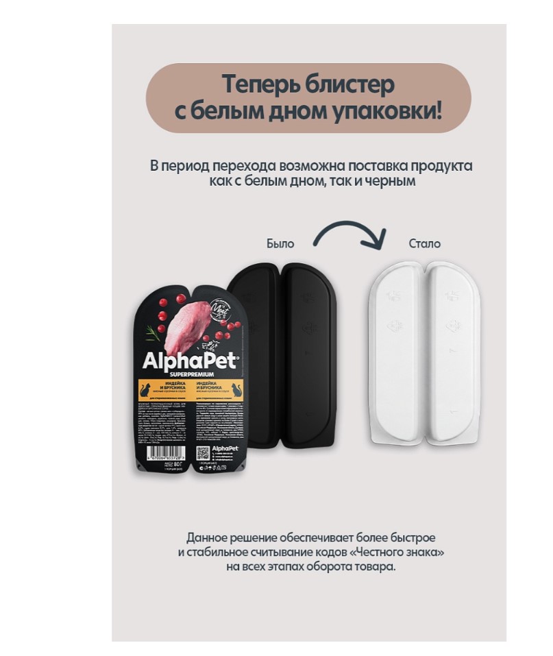 Влажный корм для кошек AlphaPet Superpremium Adult Cat в соусе (цыпленок, клюква)