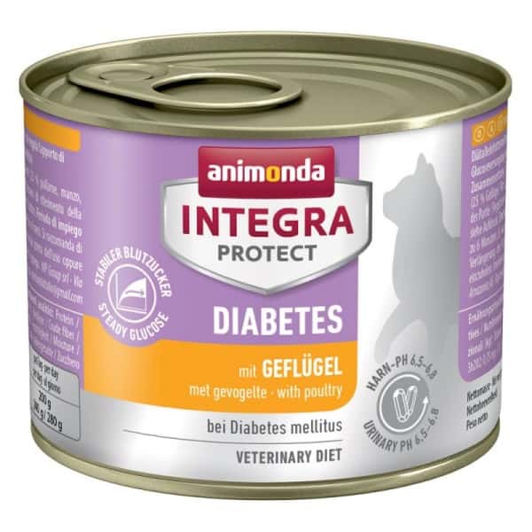 Пресервы для кошек Animonda INTEGRA Protect при диабете (домашняя птица) 