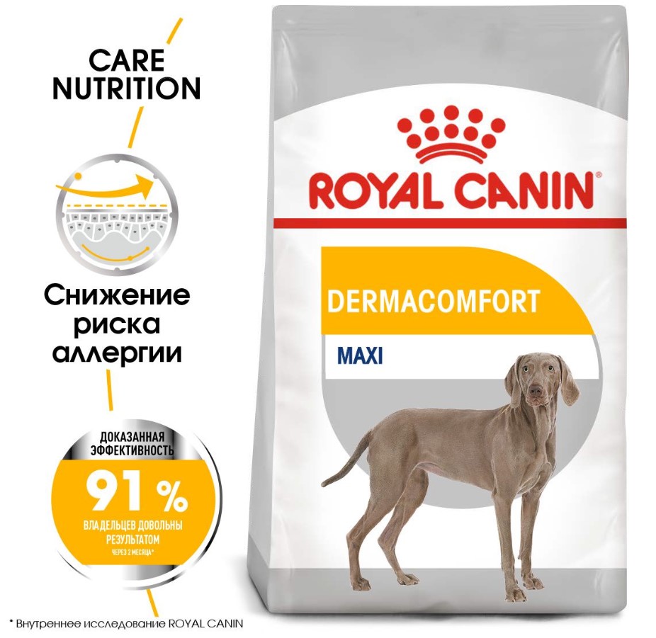 Каталог Сухой корм для собак Royal Canin Maxi Dermacomfort для собак