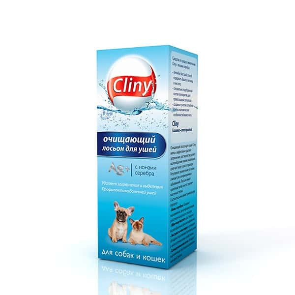 Очищающий лосьон для ушей Cliny для кошек