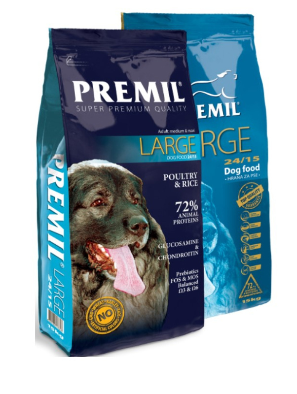 Каталог Сухой корм для собак средних и крупных пород Premil SuperPremium Medium&Maxi Adult Dog для собак