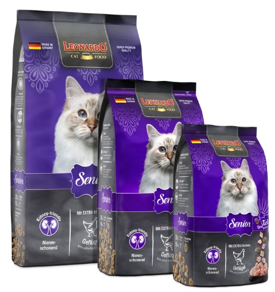 Сухой корм для кошек Leonardo Senior Adult Cat