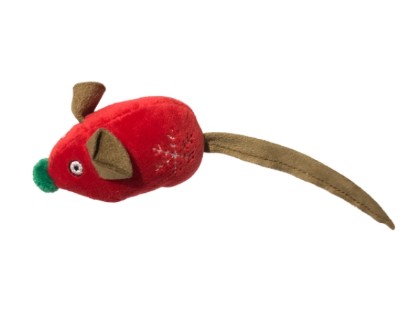 Игрушка для кошек GiGwi X-mas Tales "Мышка зо звуковым чипом" (75468)