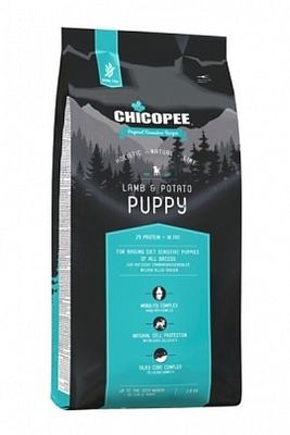 Пища для щенка Сухой корм для щенков Chicopee HNL Puppy Lamb & Potato (ягненок, картофель)