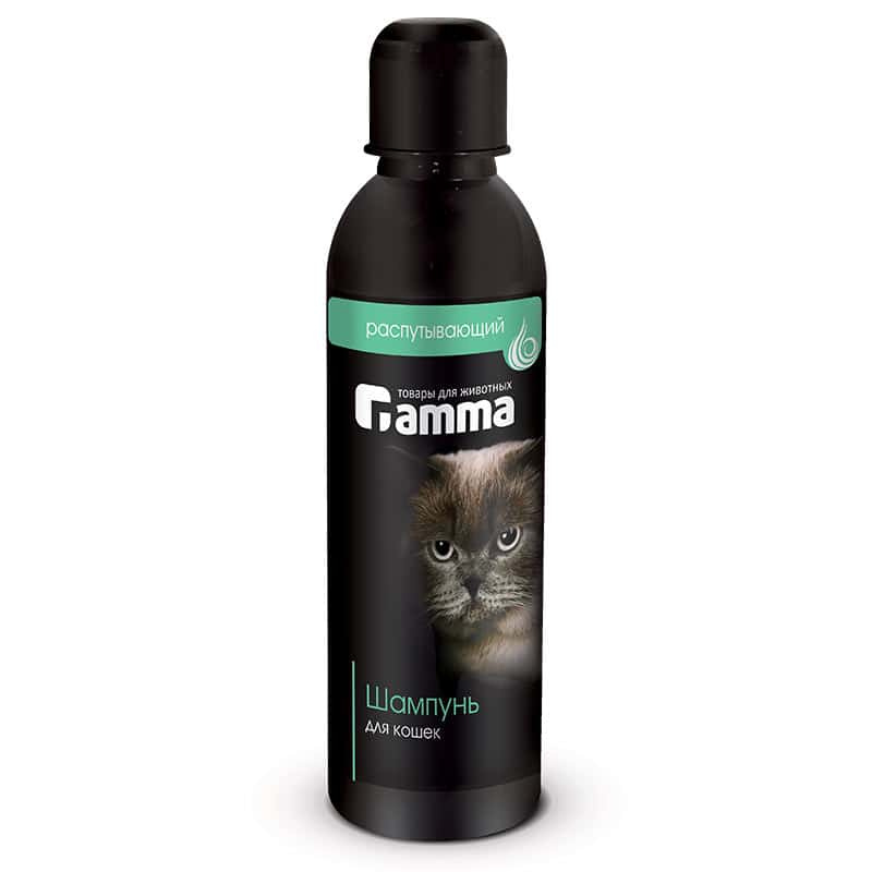 Шампунь для длинношерстных кошек Gamma  для кошек