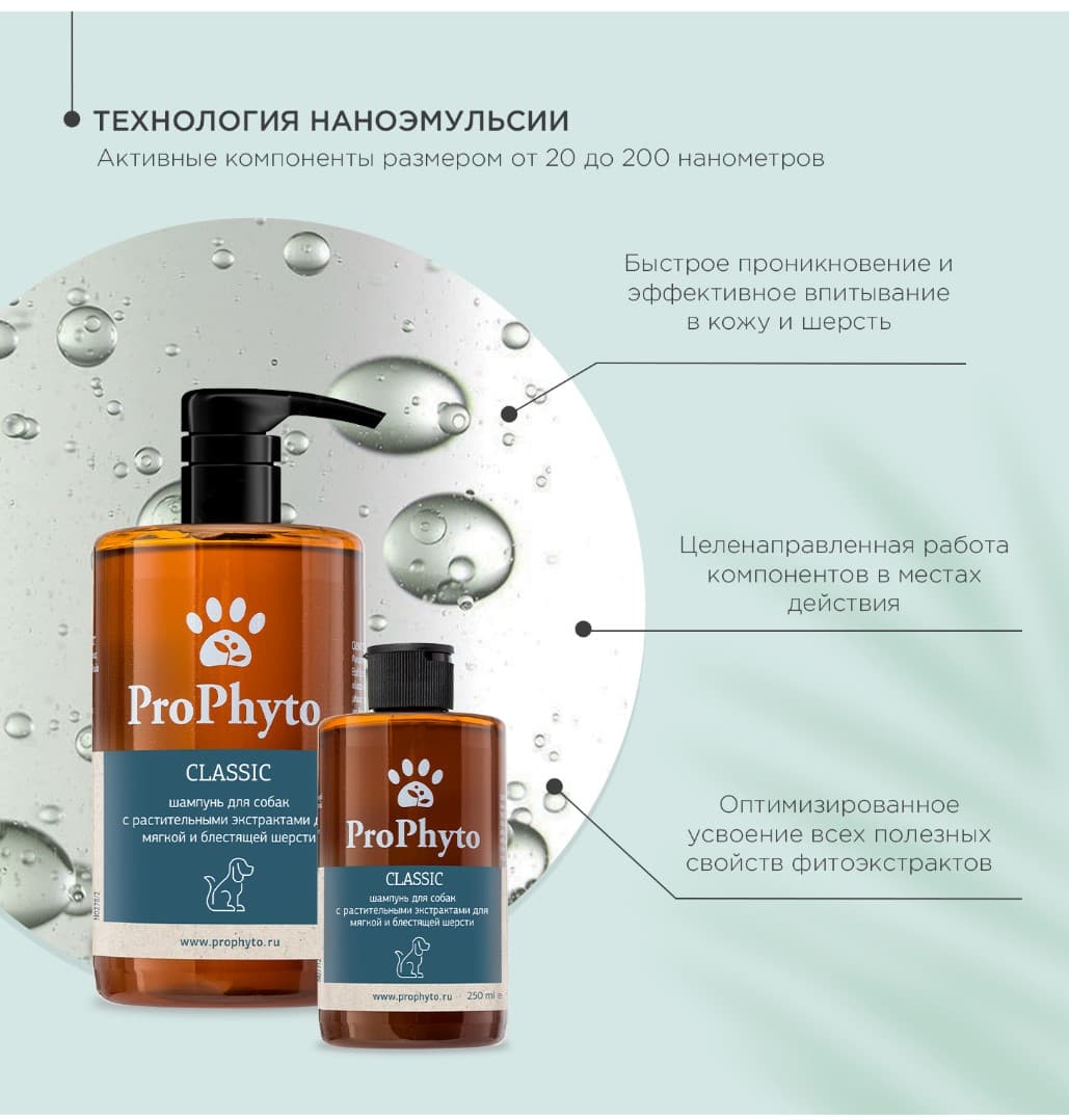 Шампунь для собак ProPhyto Classic