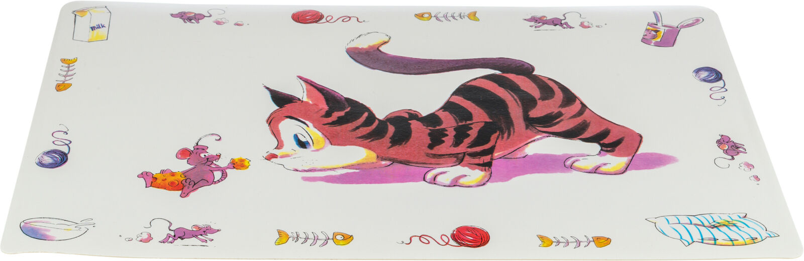 Коврик под миску для еды "Comic Cat"