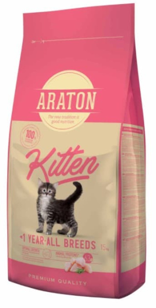 Сухой корм для котят Araton Kitten