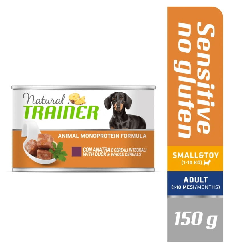 Влажна еда для собак мелких пород Trainer Natural Sensitive Small&Toy Adult (свинина)