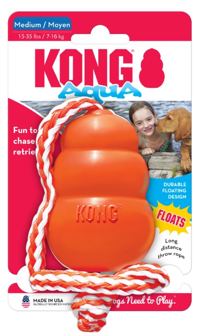 KONG Игрушка для собак Aqua with rope