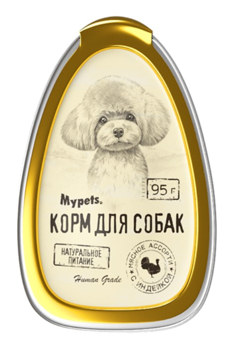 Консервы для собак Mypets Паштет Adult Dog (индейка)