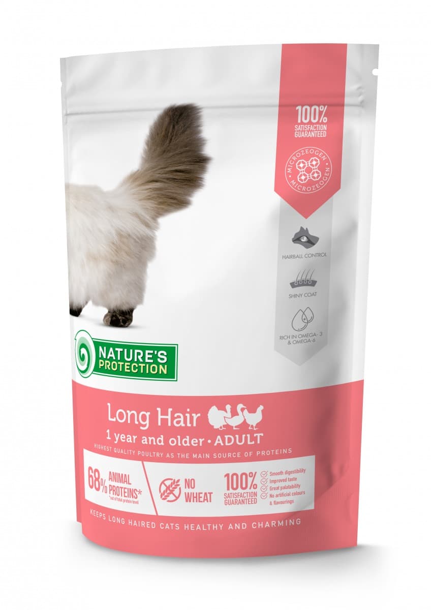 Сухой корм для кошек Nature's Protection Persian сбалансированный корм для кота