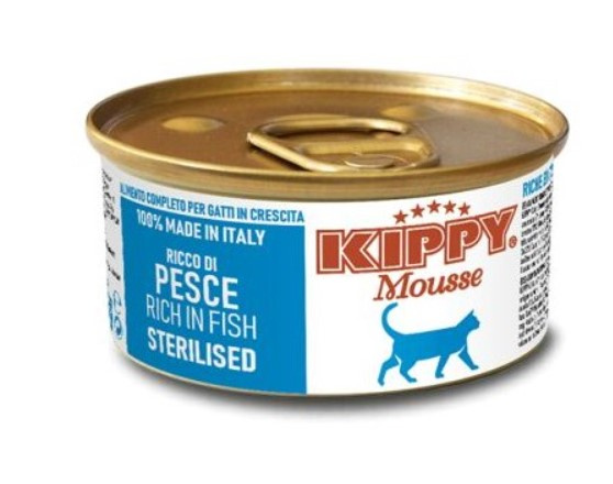 Консервы для кошек Kippy Mousse Cat (мусс с рыбой)