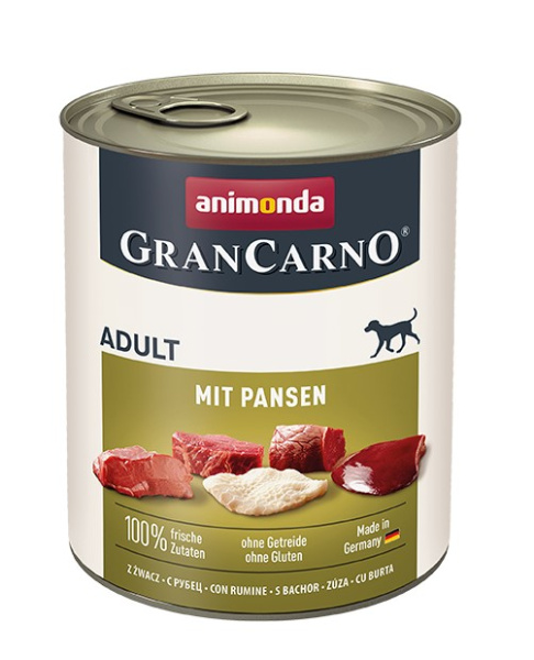 Полнорационный влажный корм для собак Консервы для собак Animonda Gran Carno Fleisch Adult (рубец)