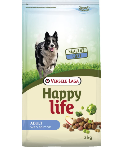 Каталог Сухой корм для собак Happy Life (лосось) для собак