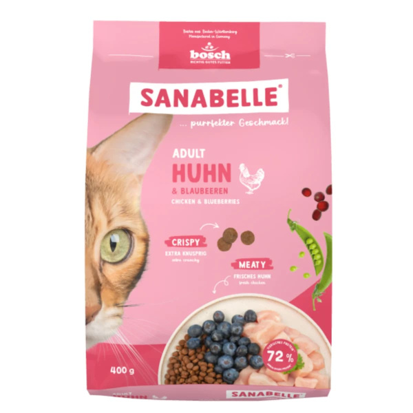 Сухой корм для кошек Bosch Sanabelle Adult (птица) полнорационный корм для взрослых кошек
