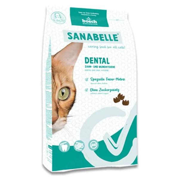 Сухой корм для кошек Bosch Sanabelle Dental полнорационный корм для кошек - поддерживает гигиену ротовой полости