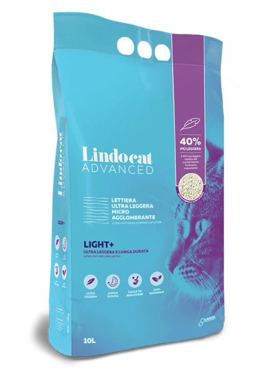 Наполнитель комкующийся бентонитовый Lindocat Advanced Light Plus