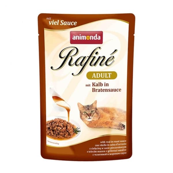 Пресервы для кошек Animonda Rafine Adult (телятина в соусе) 