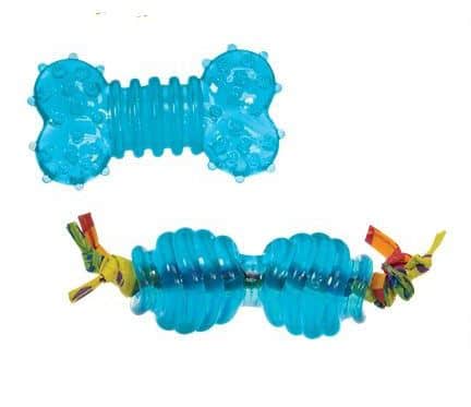 Игрушка для собак "Petstages" "Orka chew Pair" в виде гантельки и косточки 16.5 см*2 шт (234)