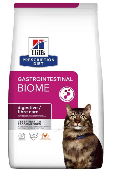 Еда для кошек при плохом пищеварении Сухой корм для кошек Hill's Prescription Diet Gastrointestinal Biome (курица)