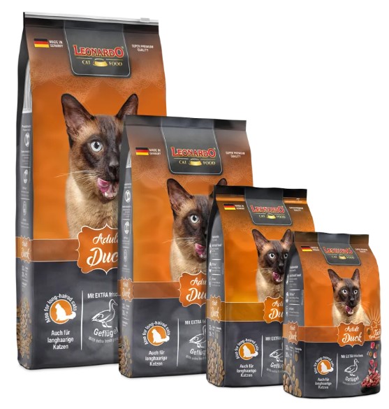 Сухой корм для кошек Leonardo Adult Cat (утка)