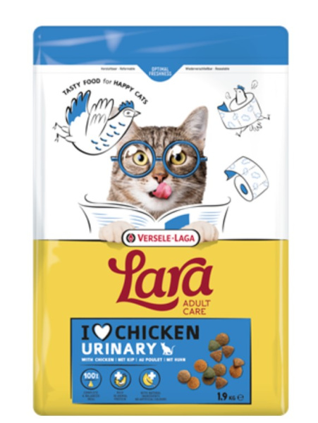 Полноценный корм для взрослых кошек LARA Adult Urinary (курица)