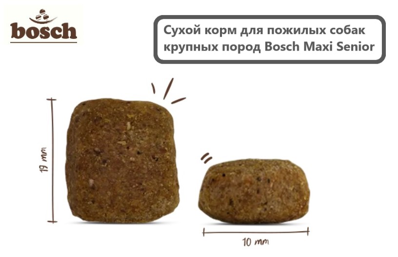 Каталог Сухой корм для пожилых собак крупных пород Bosch Maxi Senior 