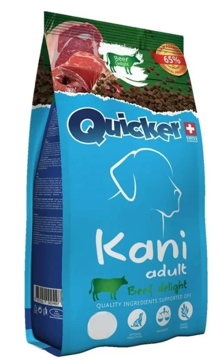 Каталог Сухой корм для собак средних и крупных пород Quicker Kani Adult Medium & Big Breed (говядина) для собак
