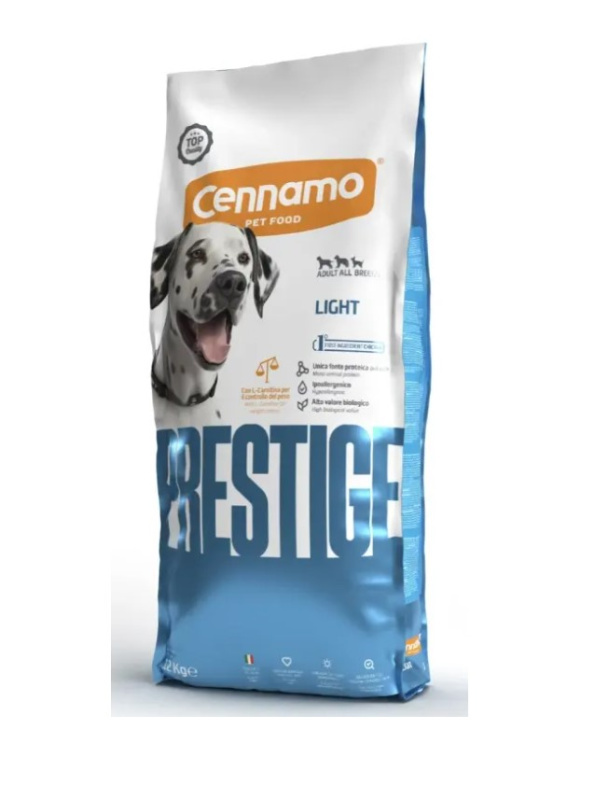 Каталог Сухой корм для собак Cennamo Prestige PRD Adult All Breeds Light (курица) для собак