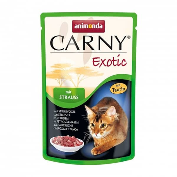 Влажный корм для кошек Animonda CARNY Exotic (мясо страуса)