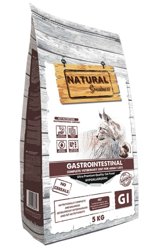 Сухой корм для кошек Natural Greatness Gastrointestinal Vet Diet Adult (индейка)