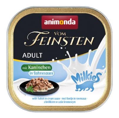 Еда для кота Влажный корм для кошек Animonda Vom Feinsten Adult (кролик в сливочном соусе) 100 гр